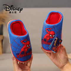 Disney Boys' Slippers - Anti-Slip Indoor Cotton Shoes