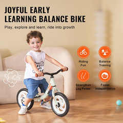 VEVOR Toddler Balance Bike, 12"