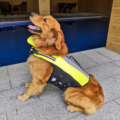 Inflatable Pet Life Jacket for Safe Swimming Dogs