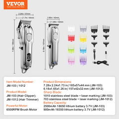 VEVOR Professional Hair Clipper for Men
