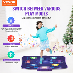 VEVOR Dance Mat for Kids Dance Pad Toy with Wireless Bluetooth