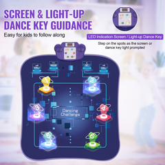 VEVOR Dance Mat for Kids Dance Pad Toy with Wireless Bluetooth