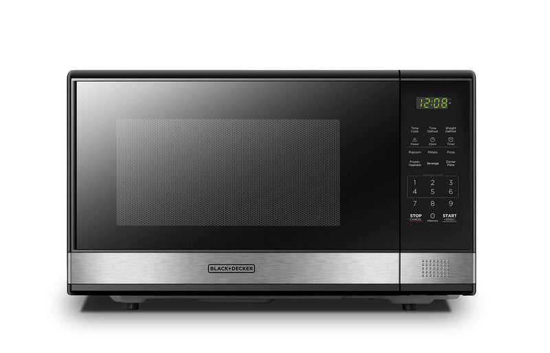 Digital Microwave Oven with Turntable Push-Button Door