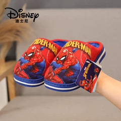 Disney Boys' Slippers - Anti-Slip Indoor Cotton Shoes