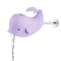 Bath Spout Cover for Baby Bathroom Tub Whale (Purple)