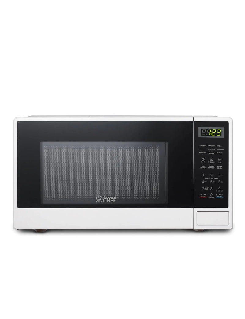 Commercial CHEF Countertop Microwave 1.1 Cubic feet White