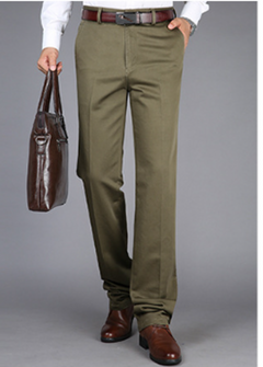 Slim Fit Straight Leg Pants