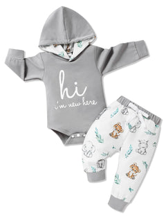 Baby Romper & Animal Pants