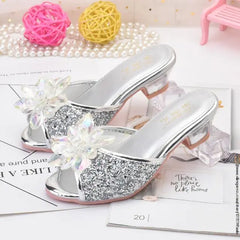 Disney Elsa Cartoon Leather Shoes for Girls