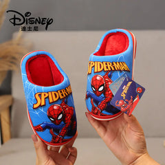 Disney Boys' Slippers - Anti-Slip Indoor Cotton Shoes