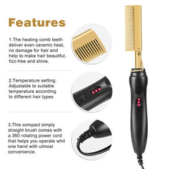 2 in 1  Electric Hot Comb