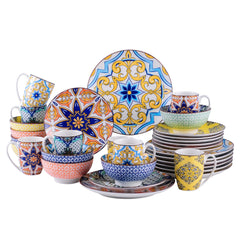 VANCASSO Jasmin Pattern Porcelain Tableware Dinnerware Set
