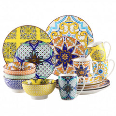 VANCASSO Jasmin Pattern Porcelain Tableware Dinnerware Set