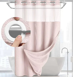Double-Layer Shower Curtain Set