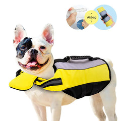 Inflatable Pet Life Jacket for Safe Swimming Dogs