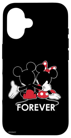 iPhone 16 Disney Mickey and Minnie Mouse Silhouettes Forever Case