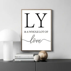 3pcs Love & Family Inspirational Wall Art Canvas Print