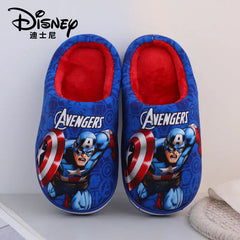 Disney Boys' Slippers - Anti-Slip Indoor Cotton Shoes