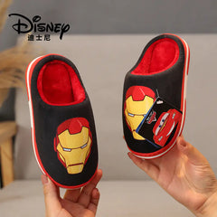 Disney Boys' Slippers - Anti-Slip Indoor Cotton Shoes