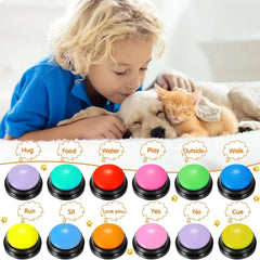 8PCS Dog Communication Buttons Voice Recording Button for Pet Training