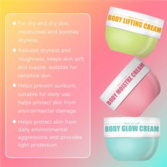 3-piece body cream