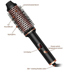 3 In 1 Ionic Professional Heated Hair Styling Brush
