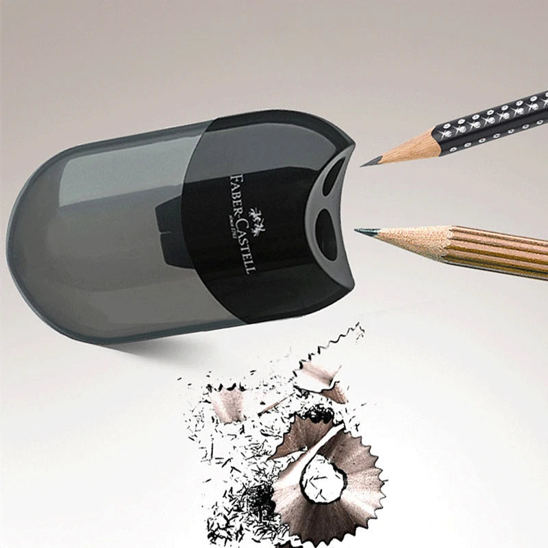 Pencil Sharpener Double Hole with Container