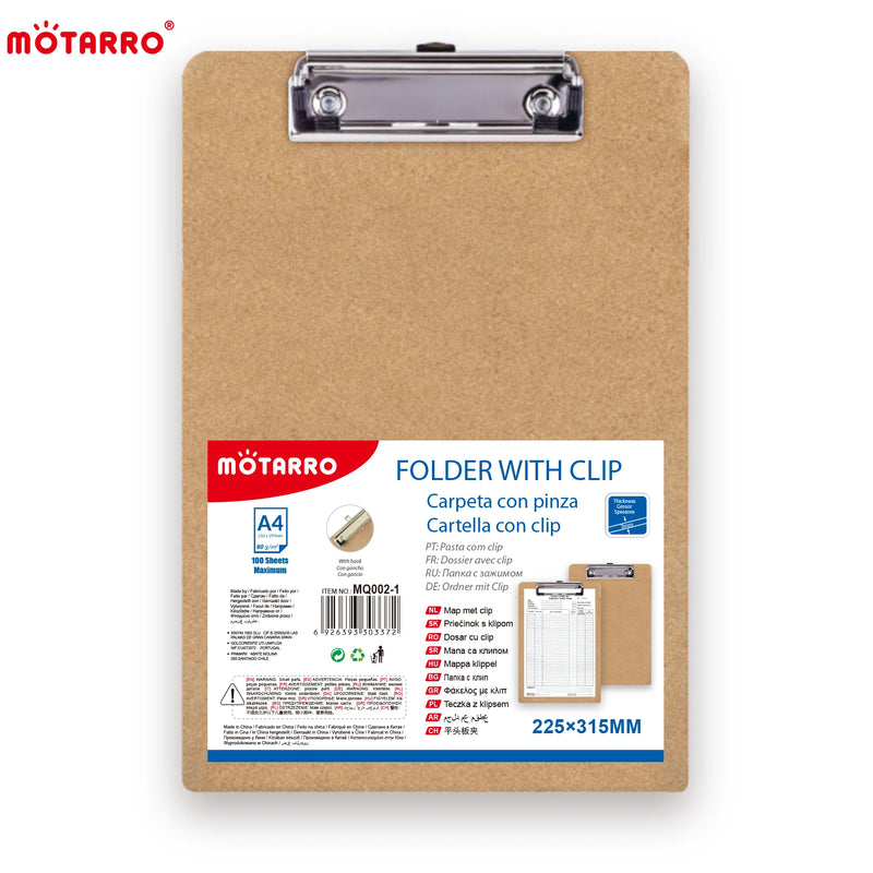 MOTARRO A4/A5 Tablet Folder Menu Writing Clipboard
