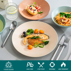 VANCASSO SABINE Embossed Stoneware Tableware Set