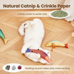 Cat Toy Catnip 3D Simulation Fish Goldfish petpet