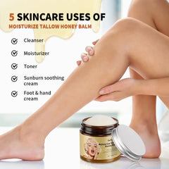 Whipped Beef Tallow And Honey Balm Moisturizing Lotion