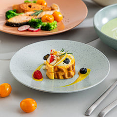 VANCASSO SABINE Embossed Stoneware Tableware Set