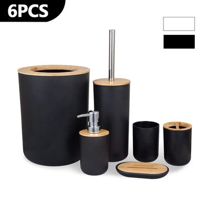 6Pcs Bathroom Accessory Set