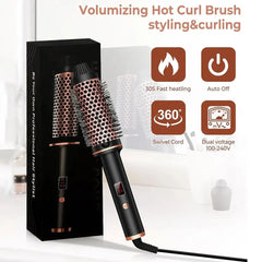 3 In 1 Ionic Professional Heated Hair Styling Brush