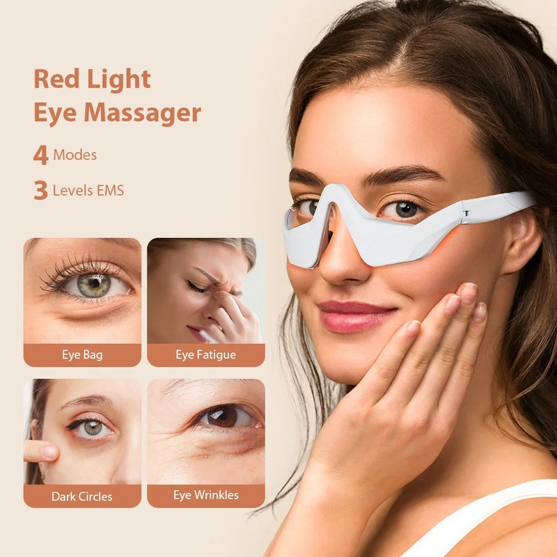 Red Light Therapy Eye Massager