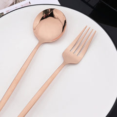 20Pcs Rose Gold Cutlery Set