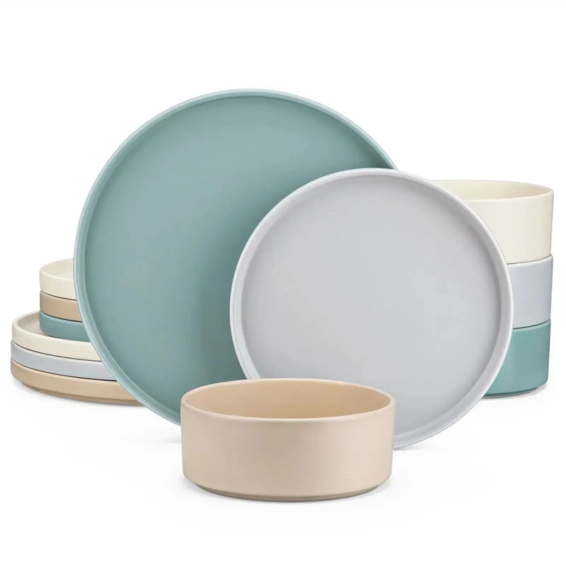 Vancasso  Stoneware Dinnerware Mix-color Set