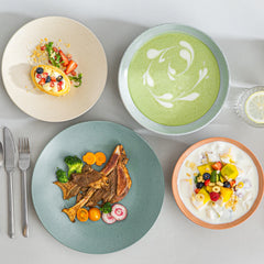 VANCASSO SABINE Embossed Stoneware Tableware Set