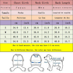 Warm Fleece Dogs Clothes