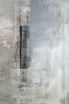 Modern Minimalist Gray Abstract Wall Art Set (3 Pieces)