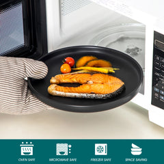 Vancasso Black Ceramic Plate Set