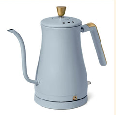 1-Liter Electric Gooseneck Kettle 1200 W, Cornflower Blue by Drew Barrymore