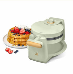 Rotating Belgian Waffle Maker, Sage Green by Drew Barrymore