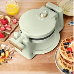 Rotating Belgian Waffle Maker, Sage Green by Drew Barrymore