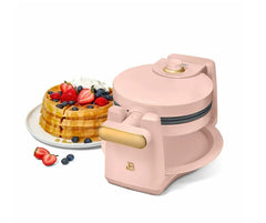 Rotating Belgian Waffle Maker, Rose by Drew Barrymore