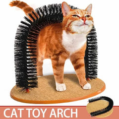 Cat Toy Rubbing Brush with Scratching Pad Toy for Cats pet