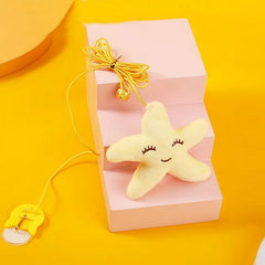 Pet Cat Toy Elastic Rope Dragonfly Shape Feather Bell Teasing Stick