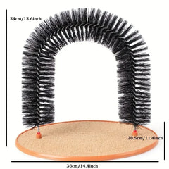 Cat Toy Rubbing Brush with Scratching Pad Toy for Cats pet