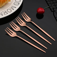 20Pcs Rose Gold Cutlery Set