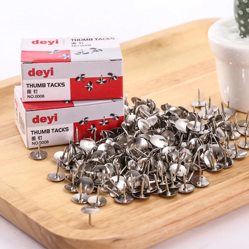 80/240pcs 10mm Metal Push Pin
